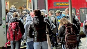 Bundespolizei mahnt: Gedrängel am Kronacher Bahnhof
